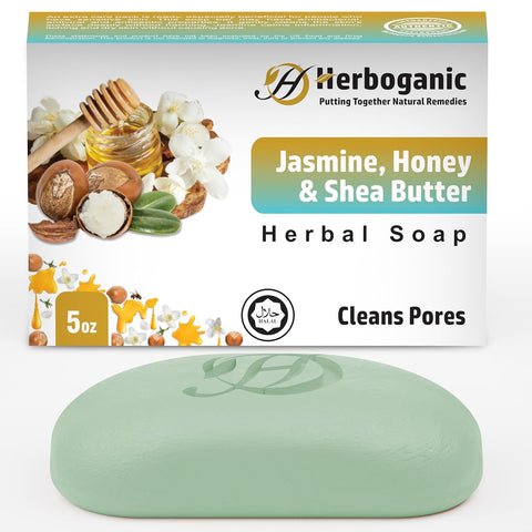 Jasmine, Honey and Shea Butter Herbal Soap