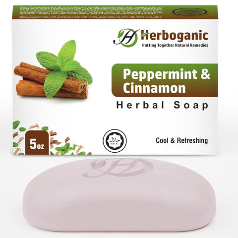 Peppermint & Cinnamon Herbal Soap