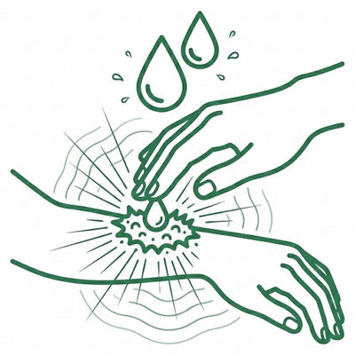 Calms Skin Sensation