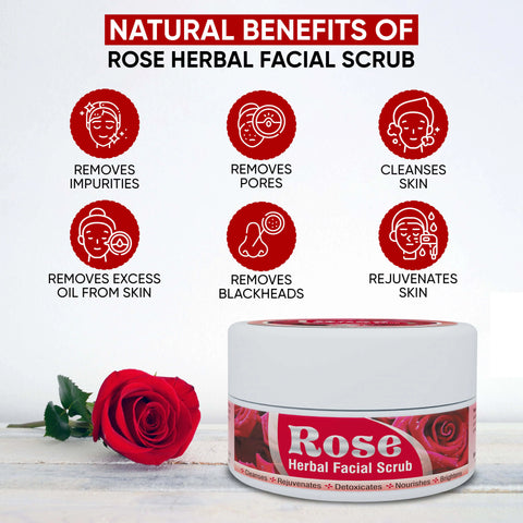 Rose Herbal Facial Scrub