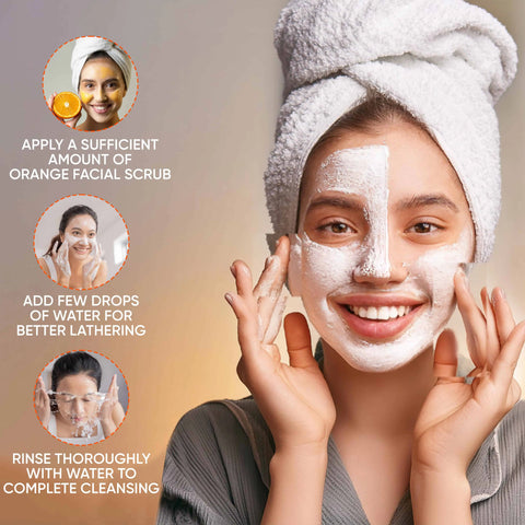 Orange Peel Facial Scrub