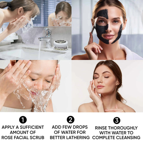Charcoal Herbal Facial Scrub