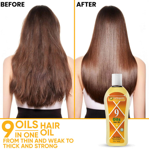 9 Oils Herbal Hair Oil