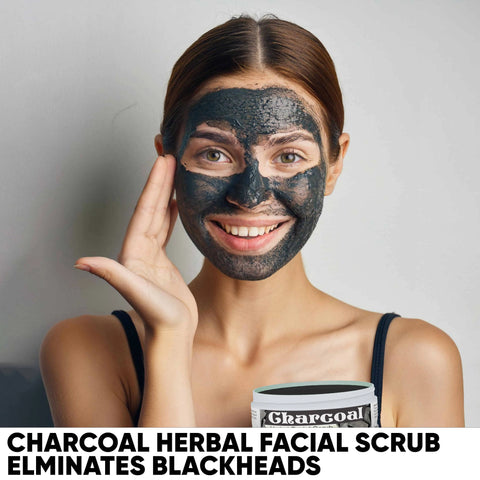 Charcoal Herbal Facial Scrub