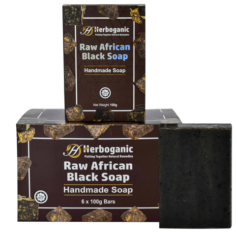 Raw African Black Handmade Soap (Wholesale)