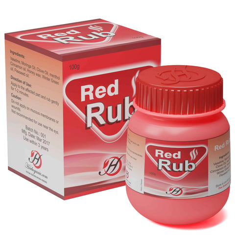 Red Rub for Pain Relief