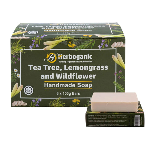 Tea Tree, Lemongrass & Wildflower Handmade Soap (Wholesale)